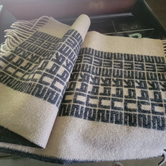 Supreme Wool Blend Jaquard Logo Repeat Scarf (FW18 - Picture 3 of 3